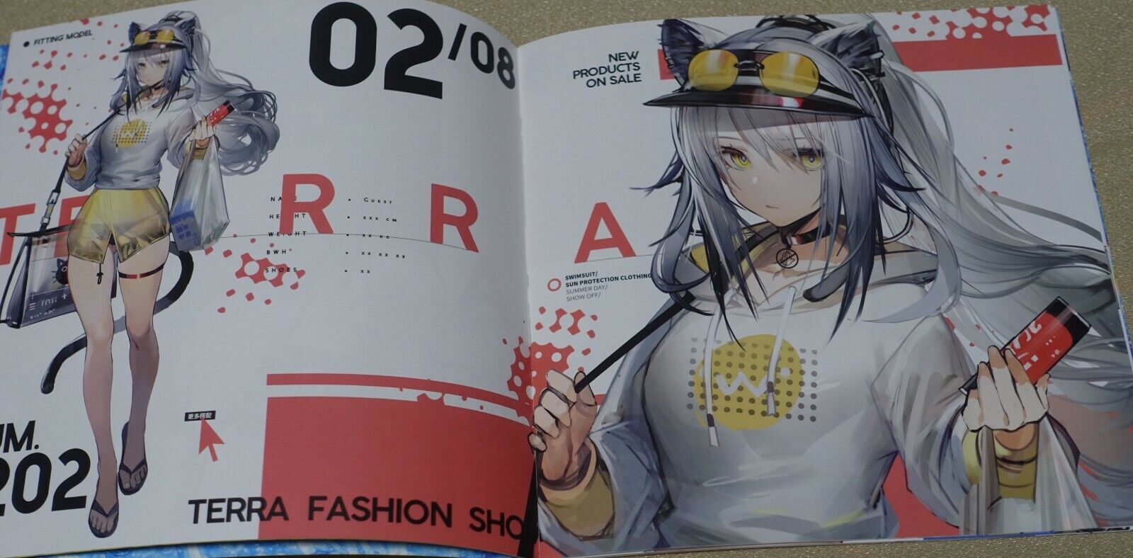 LIDUKE ARKNIGHTS Characters Swim Suit Color Art Book SUM.1202 
