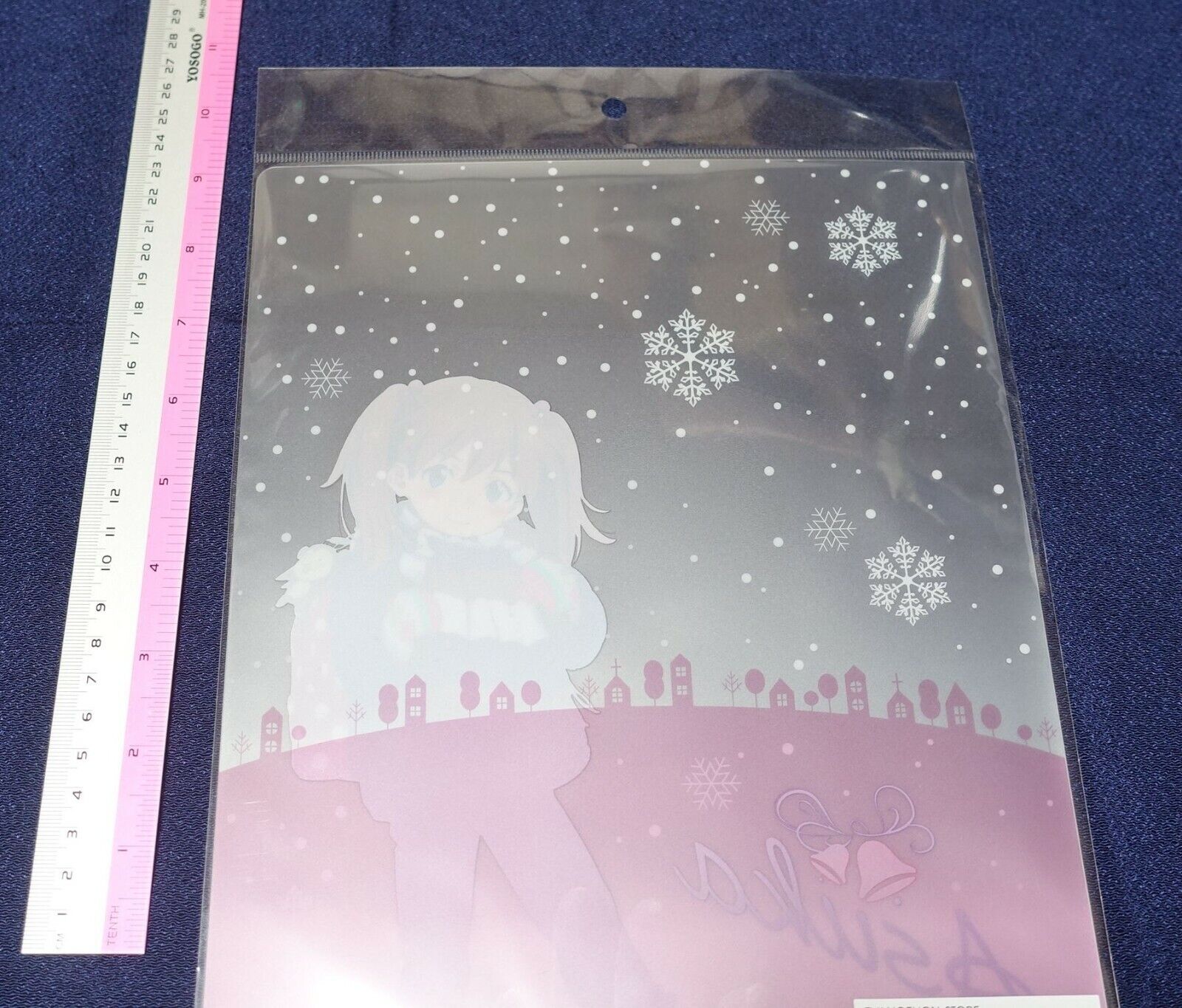 EVANGELION STORE CHIBI ASUKA PVC Art Sheet Clear File 