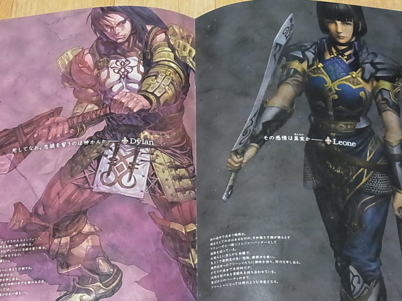 Kou & Yoh Yoshinari VALKYRIE PROFILE Characters Art Book 