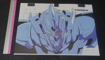 SSSS.GRIDMAN Reproduction Key Frame Art Sheet Grid Knight 