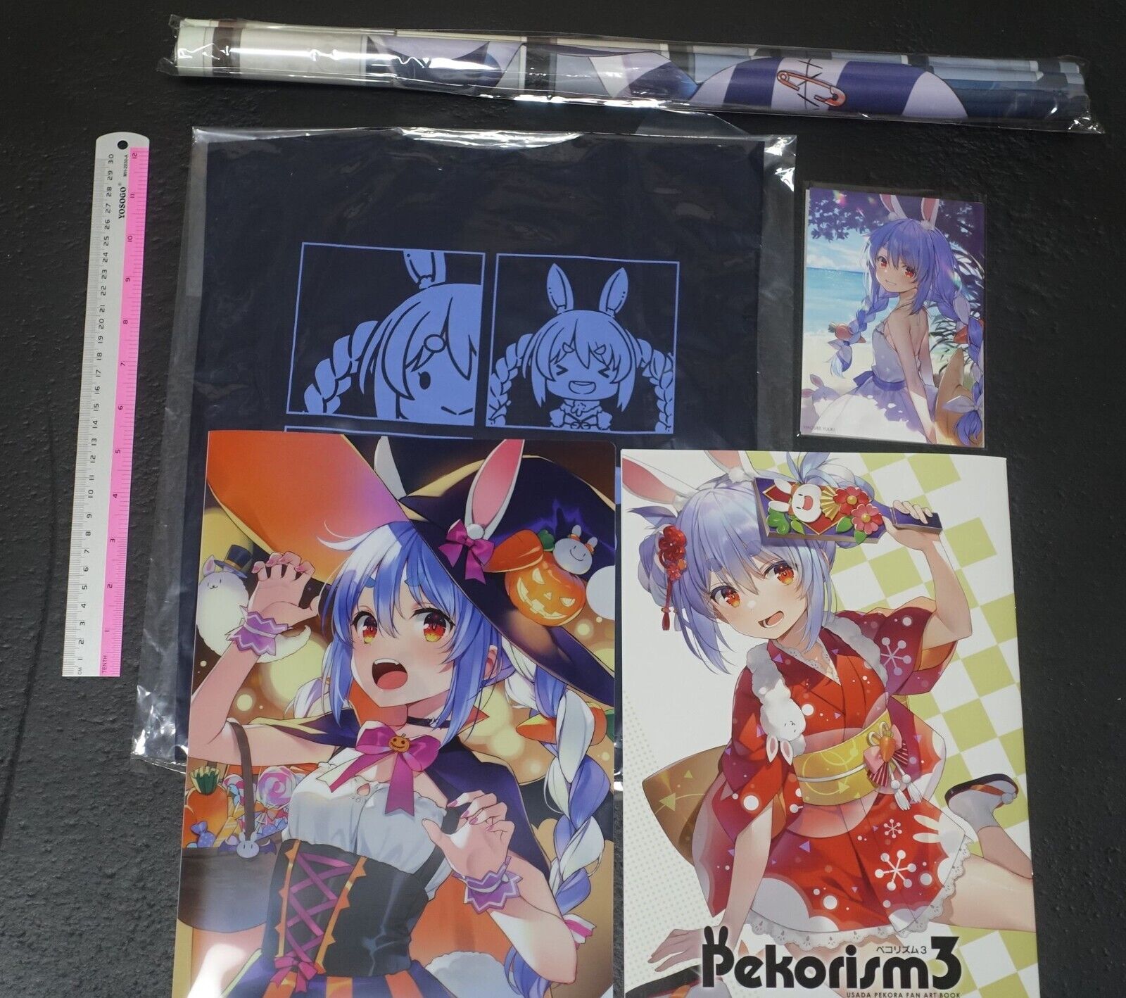 WIREFRAME Yuuki Hagure Usada Pekora Designer's Art Book & Goods Set C101 