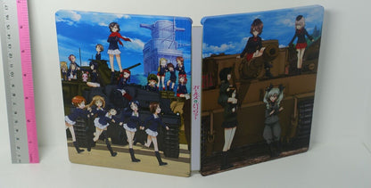 Girls und Panzer STEELBOOK STEEL CASE Oarai Kuromorimine Pravda Anzio 