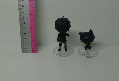 Persona5 2.5 Head High Figure Protagonist & Morgana Persona 5 no box 