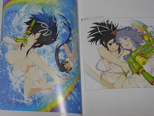 Senran Kagura PEACH BEACH SPLASH White Bikini Girls Art Book HIBAROCK PARTY 