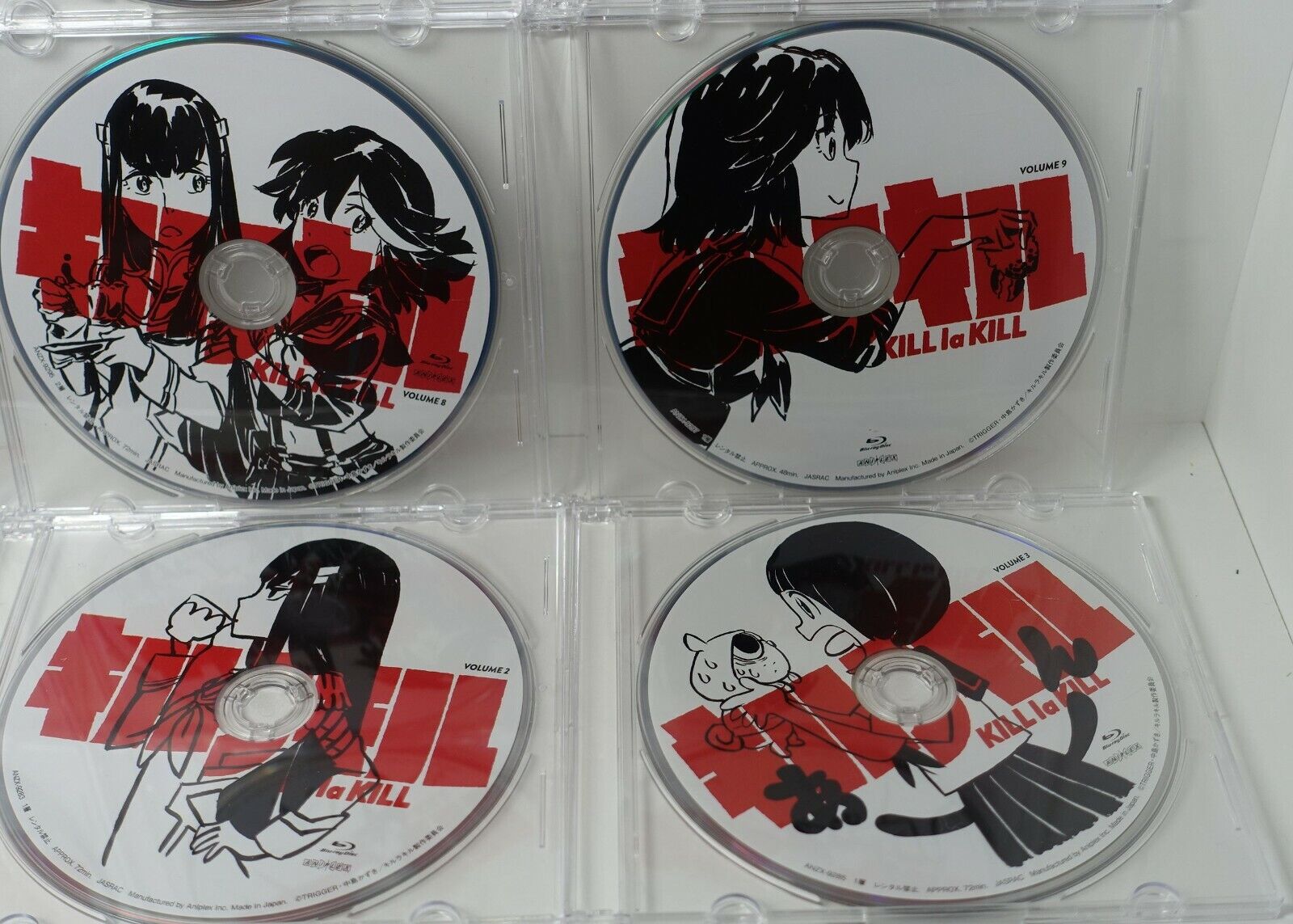 KILL LA KILL Animation 26 Episode Complete Blu-ray 9 Disc Set 