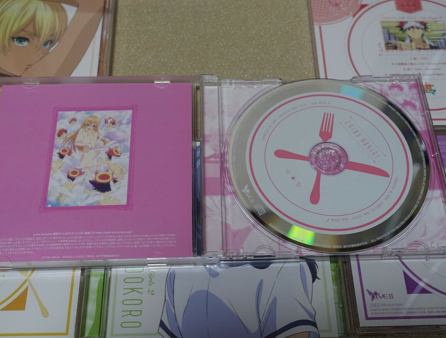 Food Wars! Shokugeki no Soma Animation Character Song CD Complete Set 