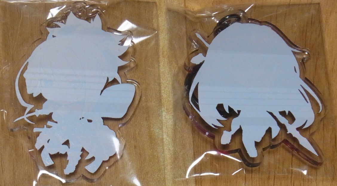 Debuneko Fate FGO Musashi & Scathach Fan Made Acryl Key Chain Set C95 