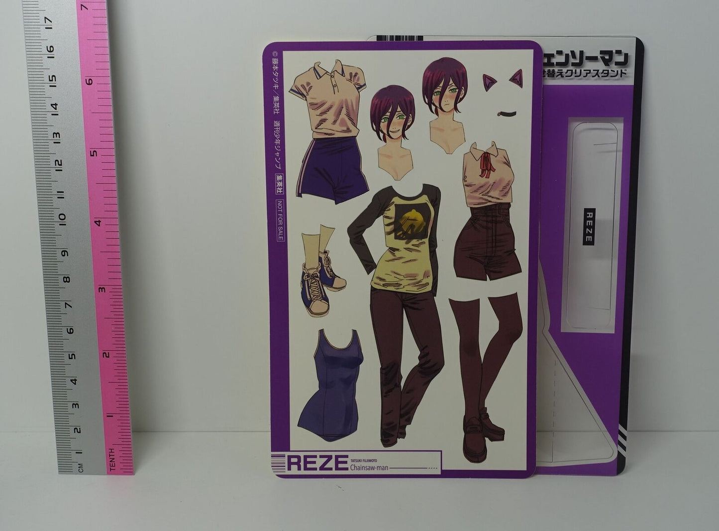 Chainsaw Man PVC Stand & Dress-up Seal Sticker Reze 