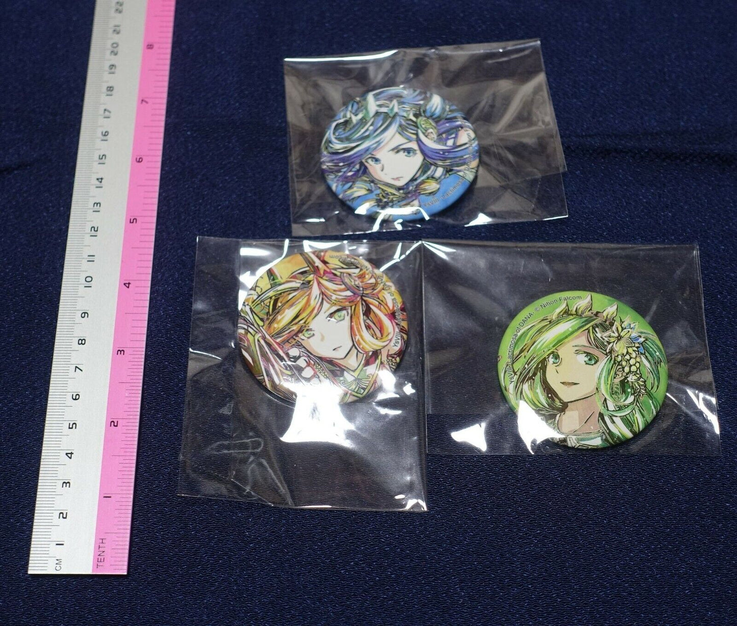 Ys 8 Lacrimosa of DANA Steel Badge Set B 