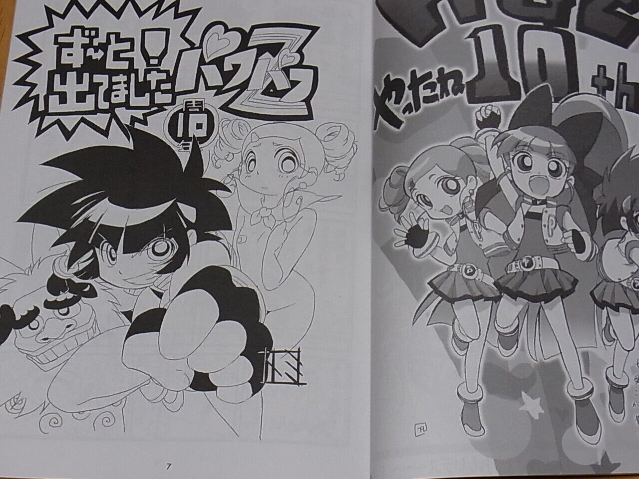 Nattou no Mori Powerpuff Girls 10th Anniversary Fan Made Art & Comic Book PPGZ 