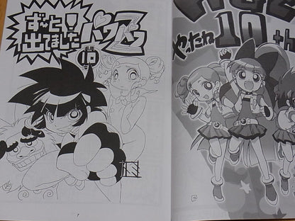 Nattou no Mori Powerpuff Girls 10th Anniversary Fan Made Art & Comic Book PPGZ 