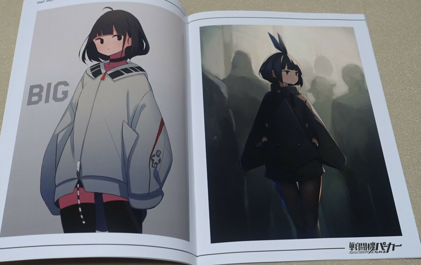 Illumina Fighter Image Hoodie Girl Color Art Book Sentouki ni Nareru Parker 