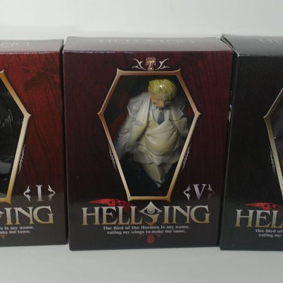 Hellsing Relief Figure 3 Set Alucard Anderson The Major 