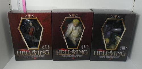 Hellsing Relief Figure 3 Set Alucard Anderson The Major 