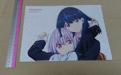 SSSS.GRIDMAN & Gintama Reversible Poster Akane Rikka Gintoki Hijikata 