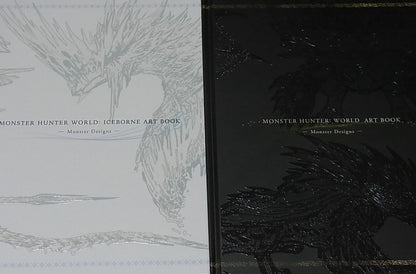 MONSTER HUNTER WORLD & ICEBORNE ART BOOK SET Monster Designs Hard Cover 