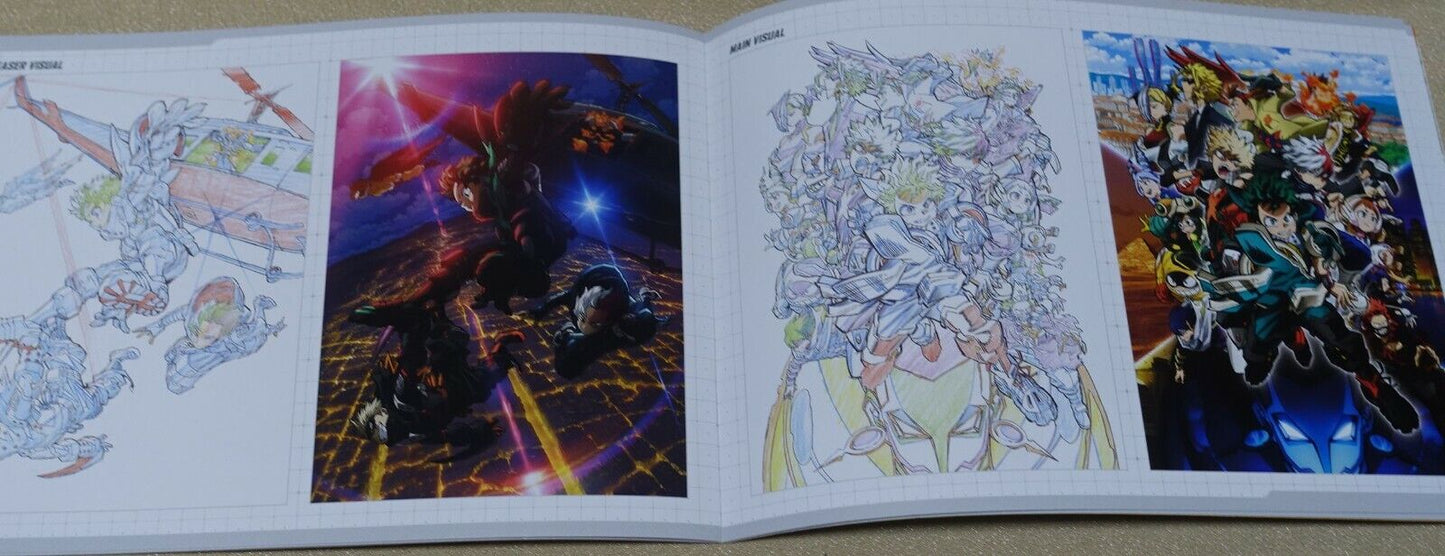 My Hero Academia The Movie World Heroes Mission Visual & Key Frame Art Book 