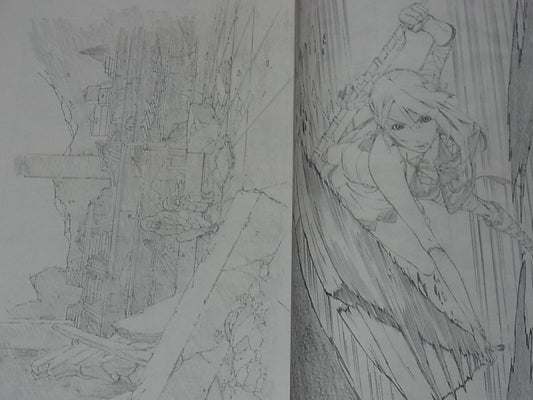 Kasetsu jyuukyo1 Nier Replicant & etc Fan art Book Coloring Book2 RARE 