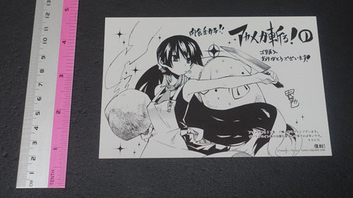 Tetsuya Tashiro Akame ga Kill! Privilege Art Card G Akame 