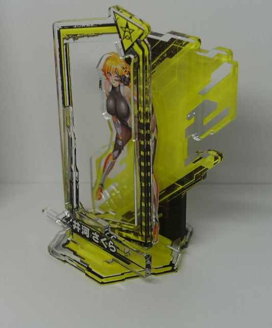 Taimanin Asagi Acrylic Diorama Stand Figure Sakura C100 