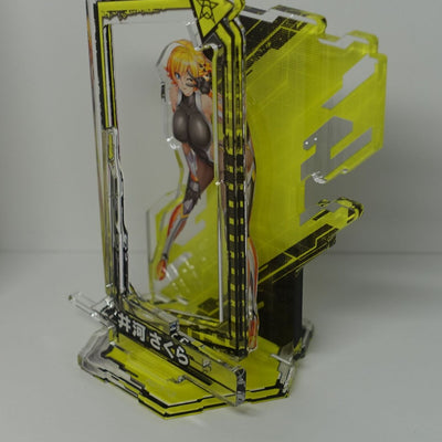 Taimanin Asagi Acrylic Diorama Stand Figure Sakura C100 