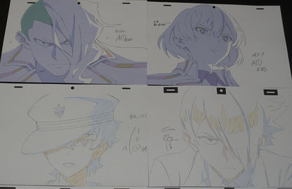 SSSS.DYNAZENON GRIDMAN Reproduction Key Frame Art Sheet 16 piece set 