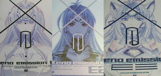 Xeno emission E1 E2 E3 Complete SET Xenosaga CHOCOLATE SHOP Xenosaga Xeno Saga 