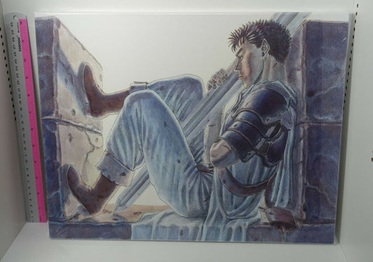 BERSERK EXHIBITION EVENT ITEM Big Fine Art Board 41x32cm Guts on the Fort 