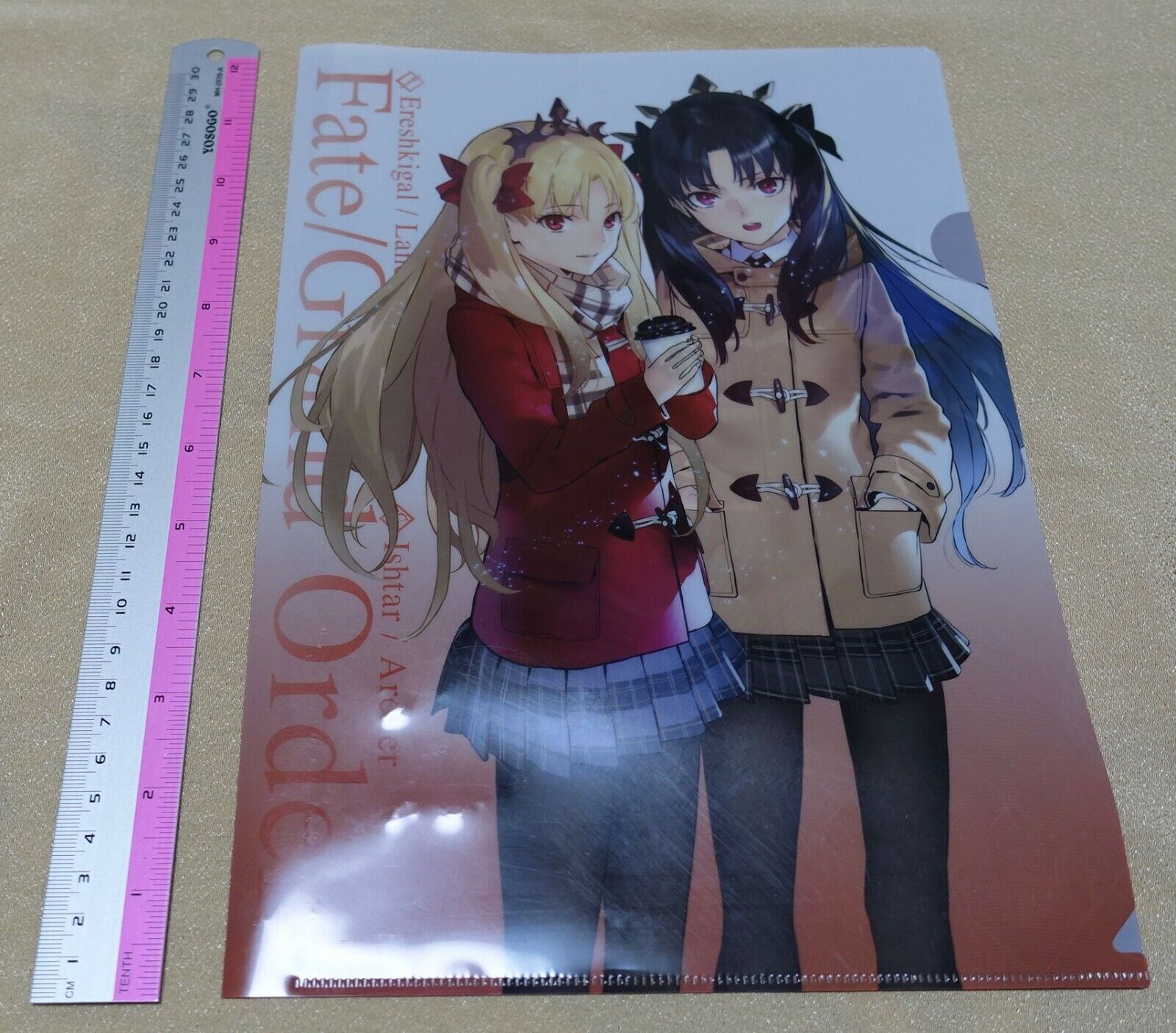 Fate Grand Order FGO PVC Art Sheet Clear File Ereshkigal Ishtar 