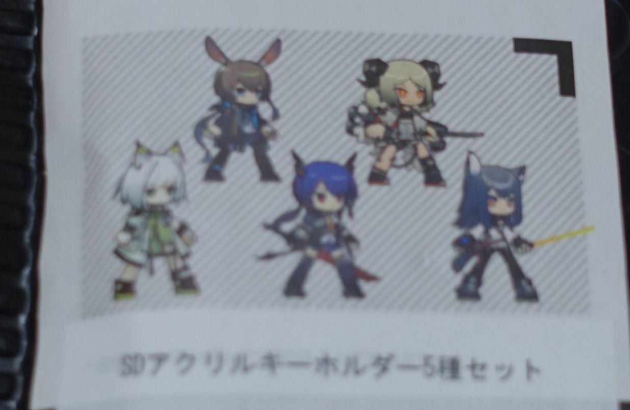 Yostar Arknights Acrylic Key Chain 5 Set 