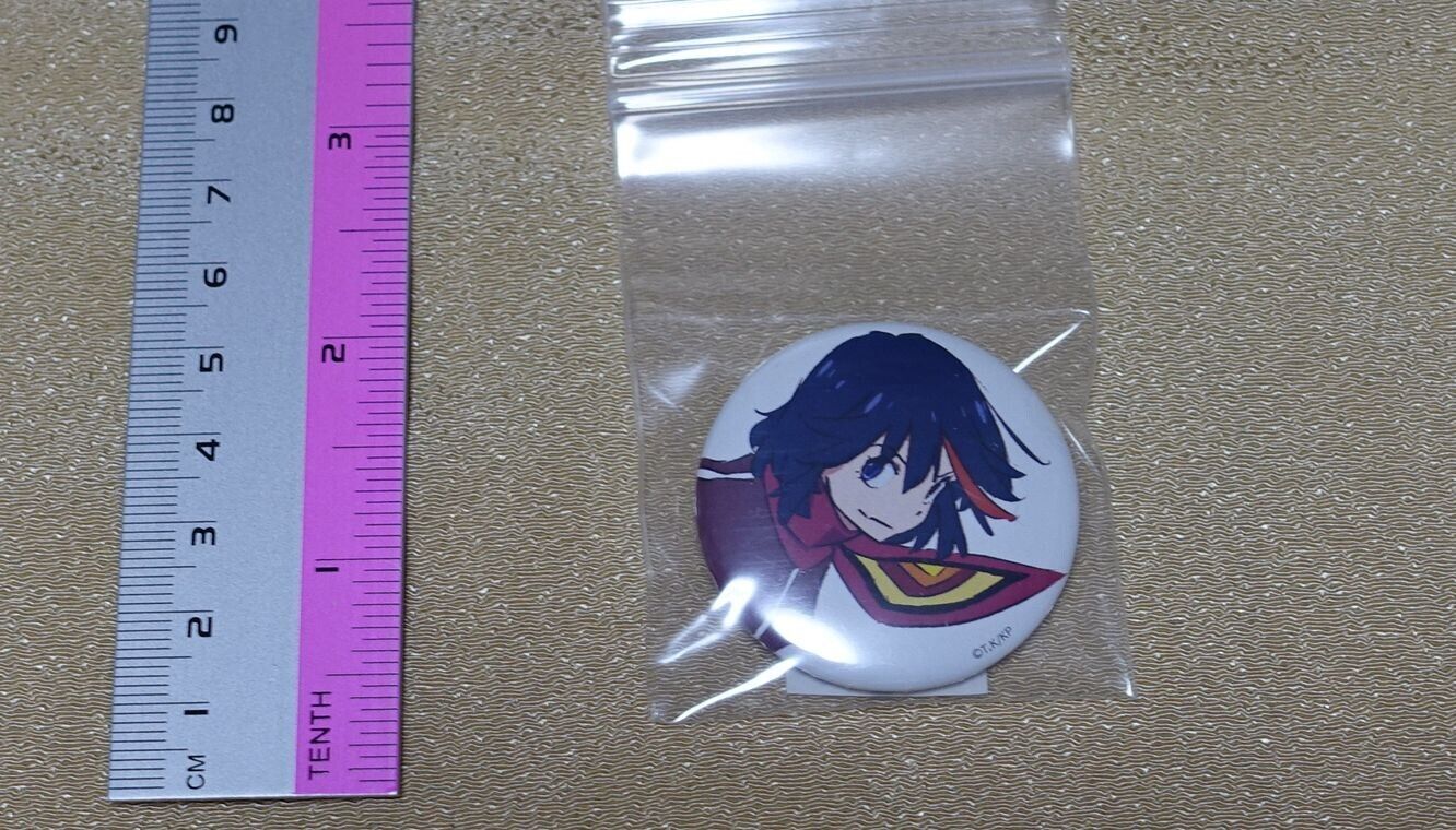 SUSHIO Exhibition Event Item Steel Badge Kill la Kill Ryuko Matoi B 