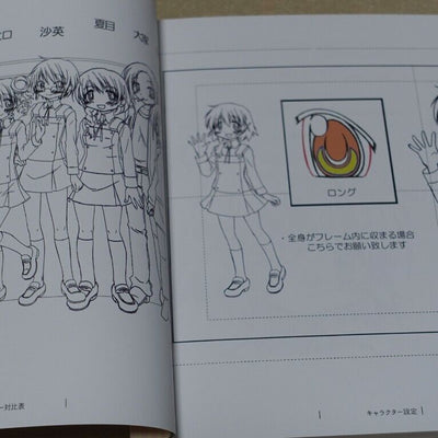 SHAFT Hidamari Sketch Production Note Desing & Setting Works Book 288 page 
