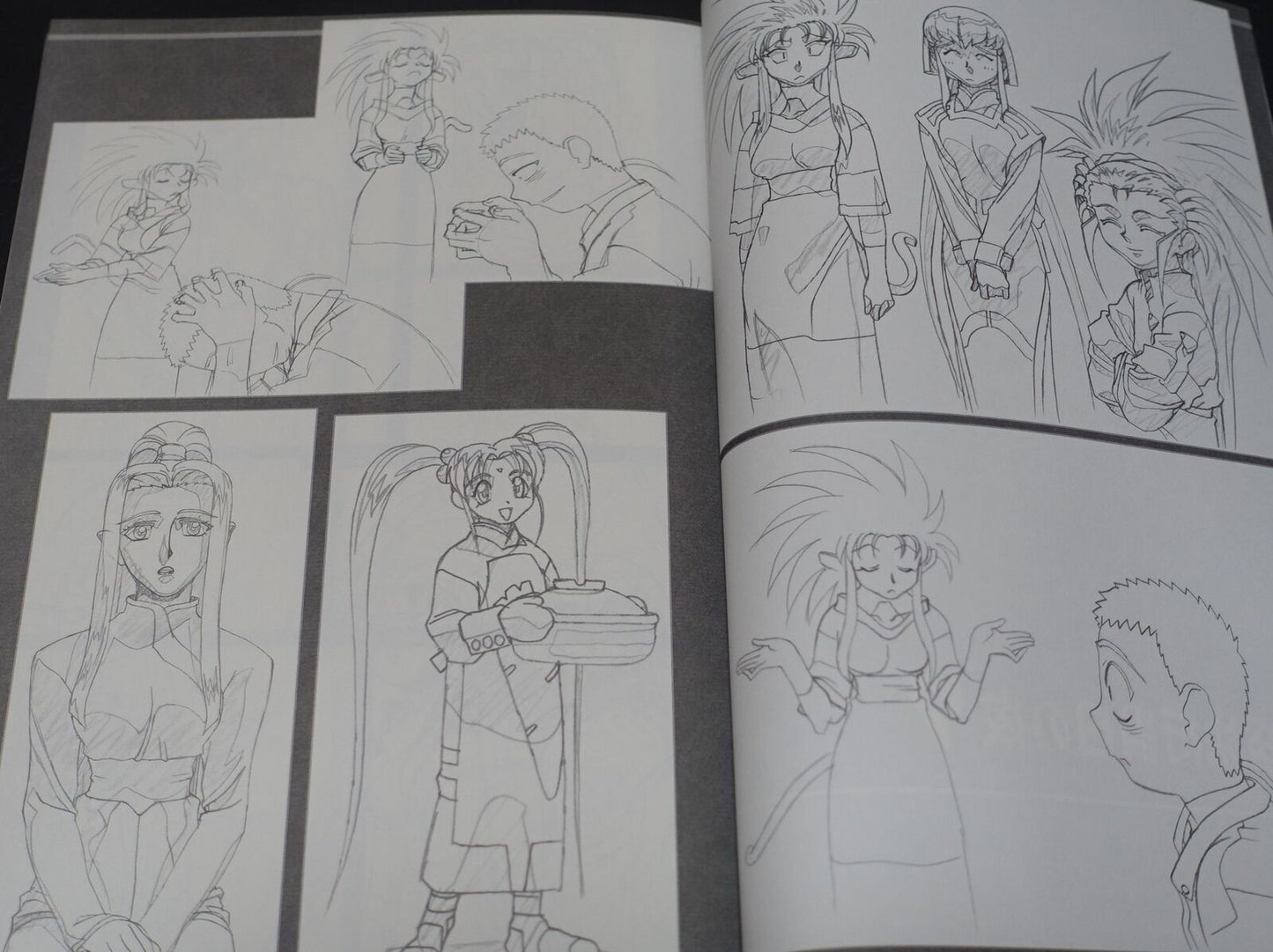 Masaki Kajishima Tenchi Muyo Key Frame Art Book Ian Ryokou 7 