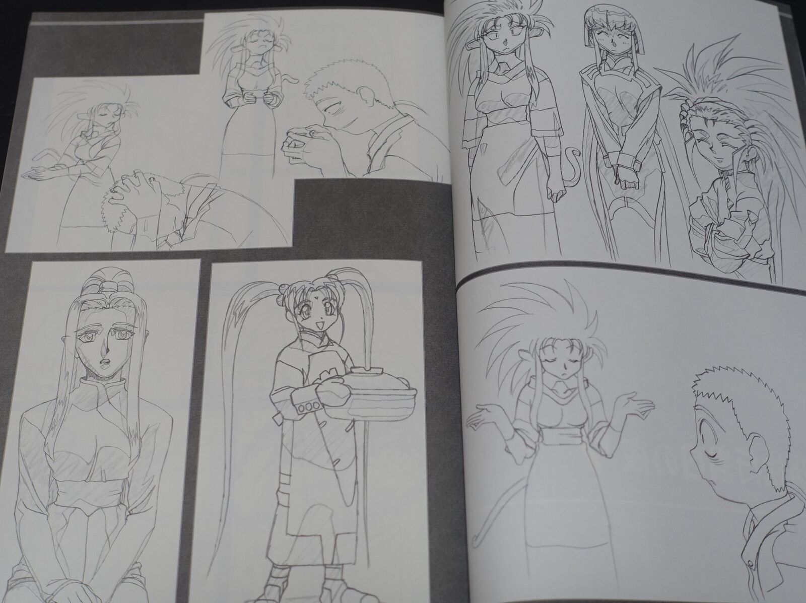 Masaki Kajishima Tenchi Muyo Key Frame Art Book Ian Ryokou 7 