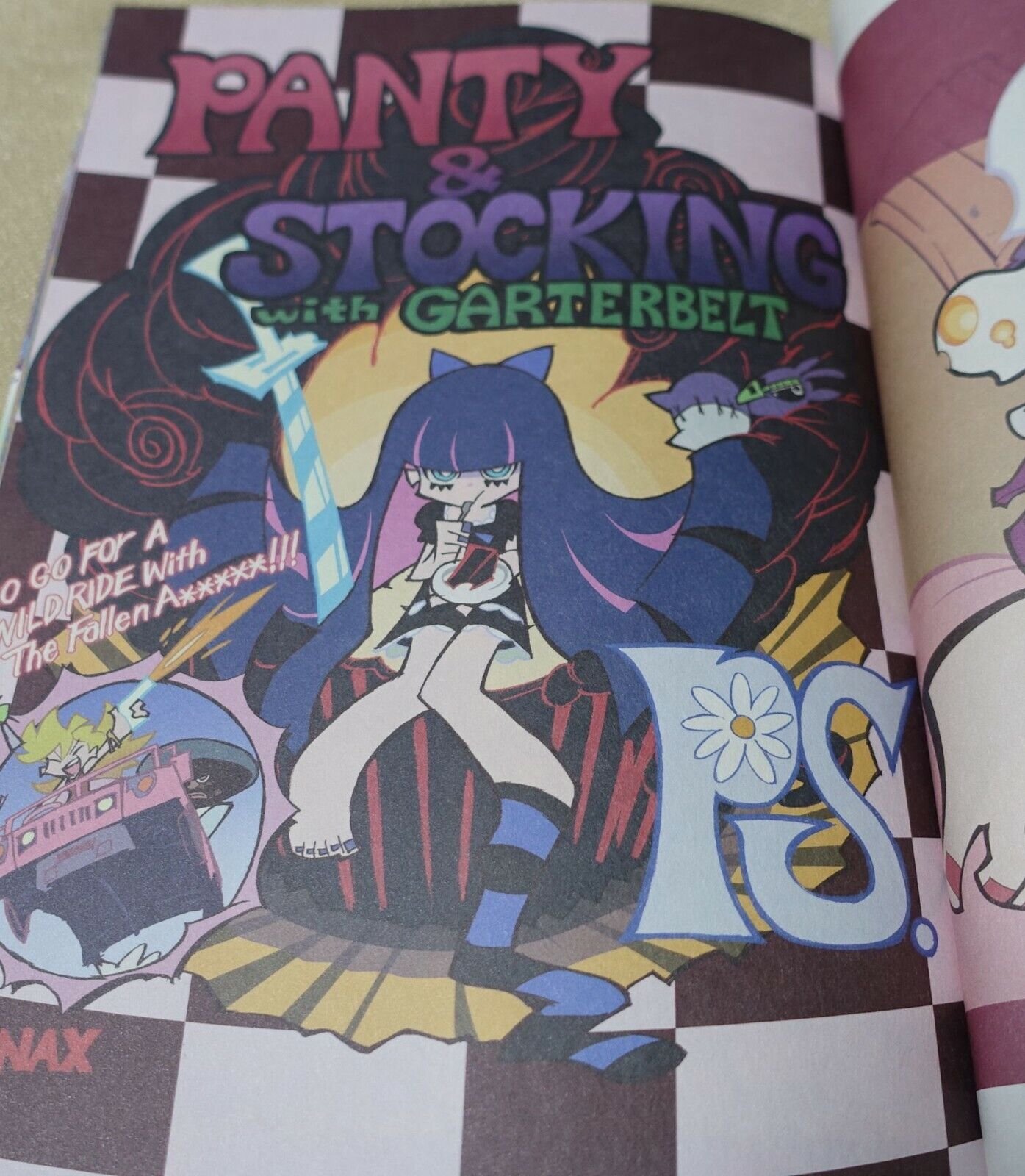 Panty and Stocking Design Data Illustration Art Book DATENCITY PAPARAZZI & 