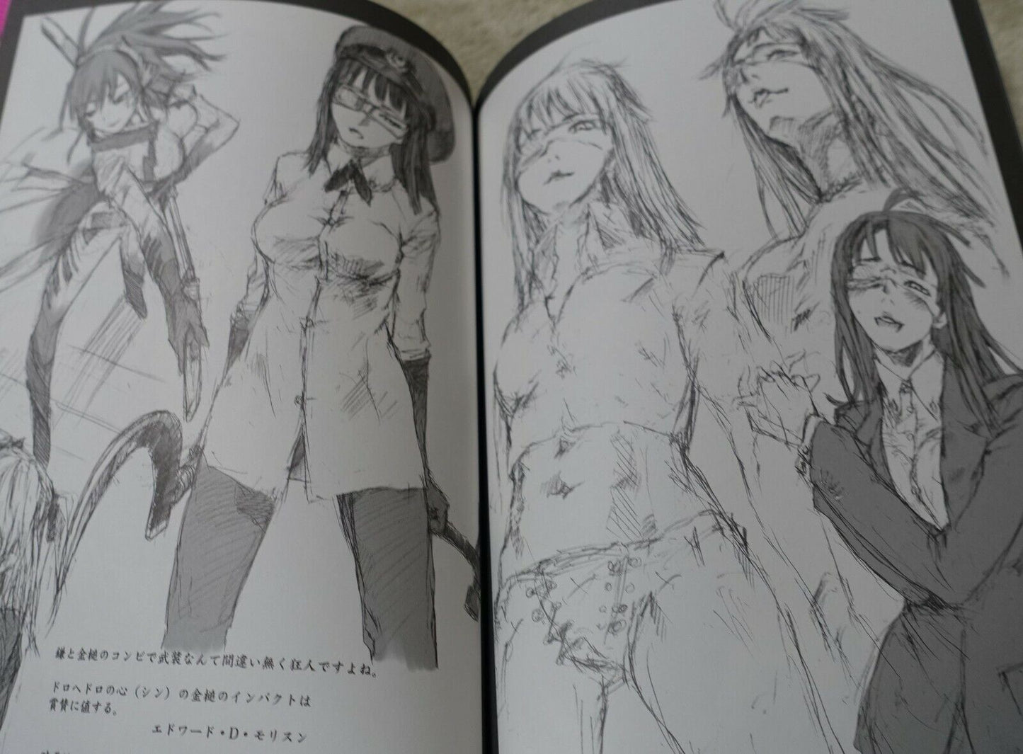 Keitaro Takahashi Illustration art book Kuuchuuloukaku6 Jormungand DESTRO246 