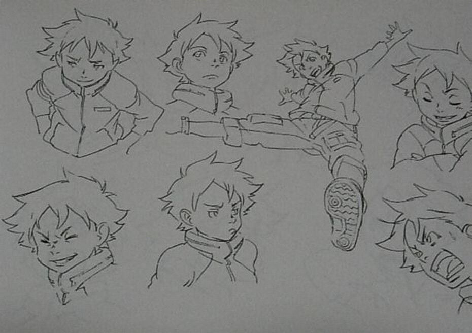 Animation EUREKA SEVEN Setting Art Book RARE 