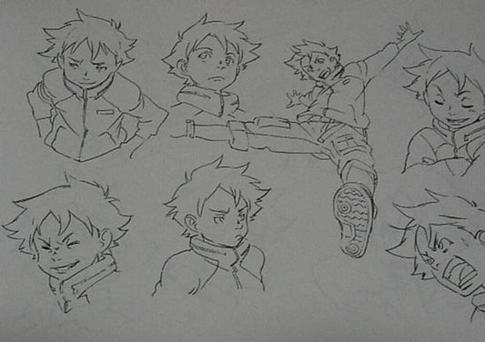 Animation EUREKA SEVEN Setting Art Book RARE 