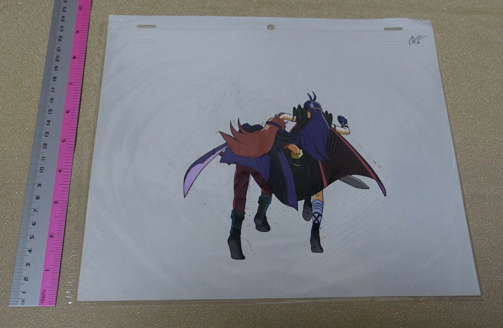 Cel & Raw Key Frame Art The Slayers Rina & Naga B15 Japanese Animation 