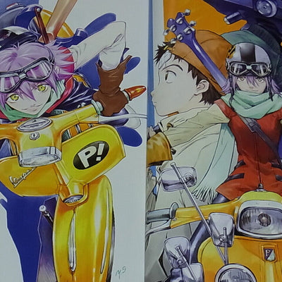 3-7 Days from Japan FLCL Key Frame Art Collection GROUND WORK OF FLCL 222 page 