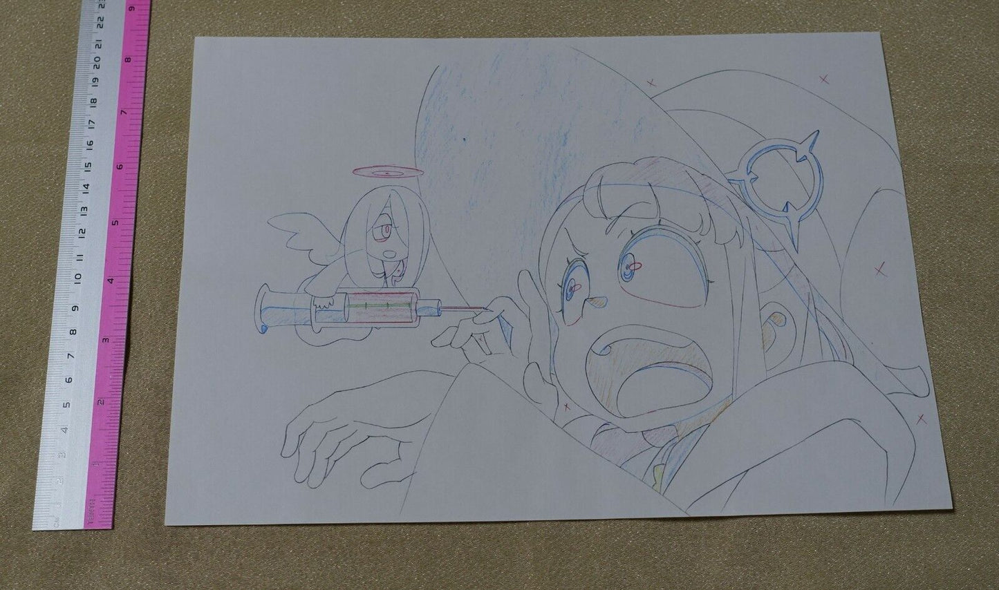 Little Witch Academia Event Privilege Print Key Frame Art Sheet No.20 Akko Sucy 