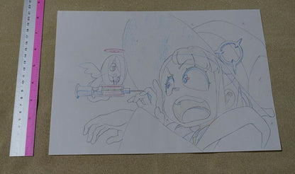 Little Witch Academia Event Privilege Print Key Frame Art Sheet No.20 Akko Sucy 