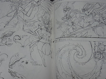 Honjou Raita Absolute Girl Absolute Whiteness Magical Girl Design Rough Art Book 