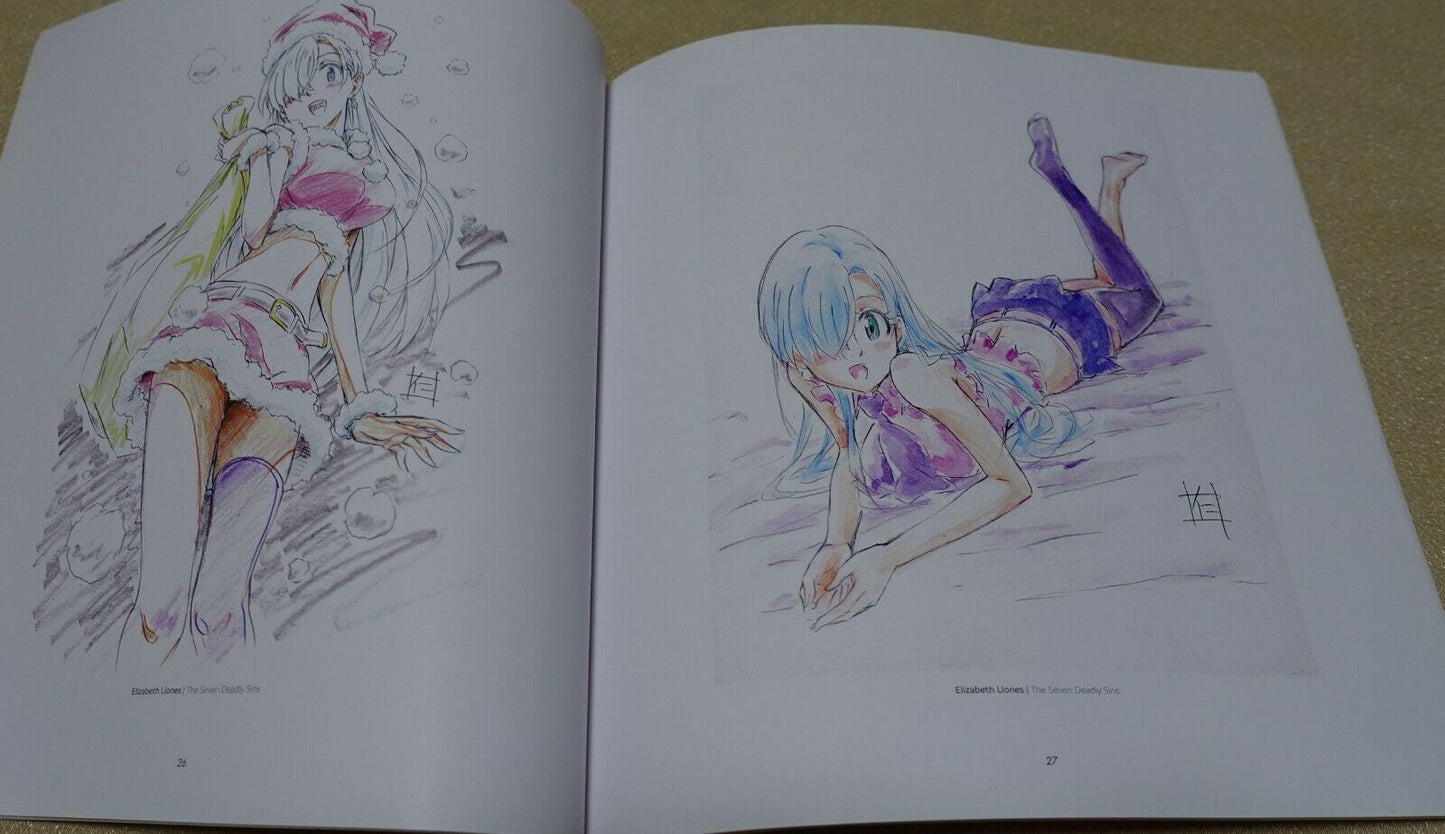 Nii Manabu Animation Character Art Book A Euphonium Grimgar Seven deadly sins 