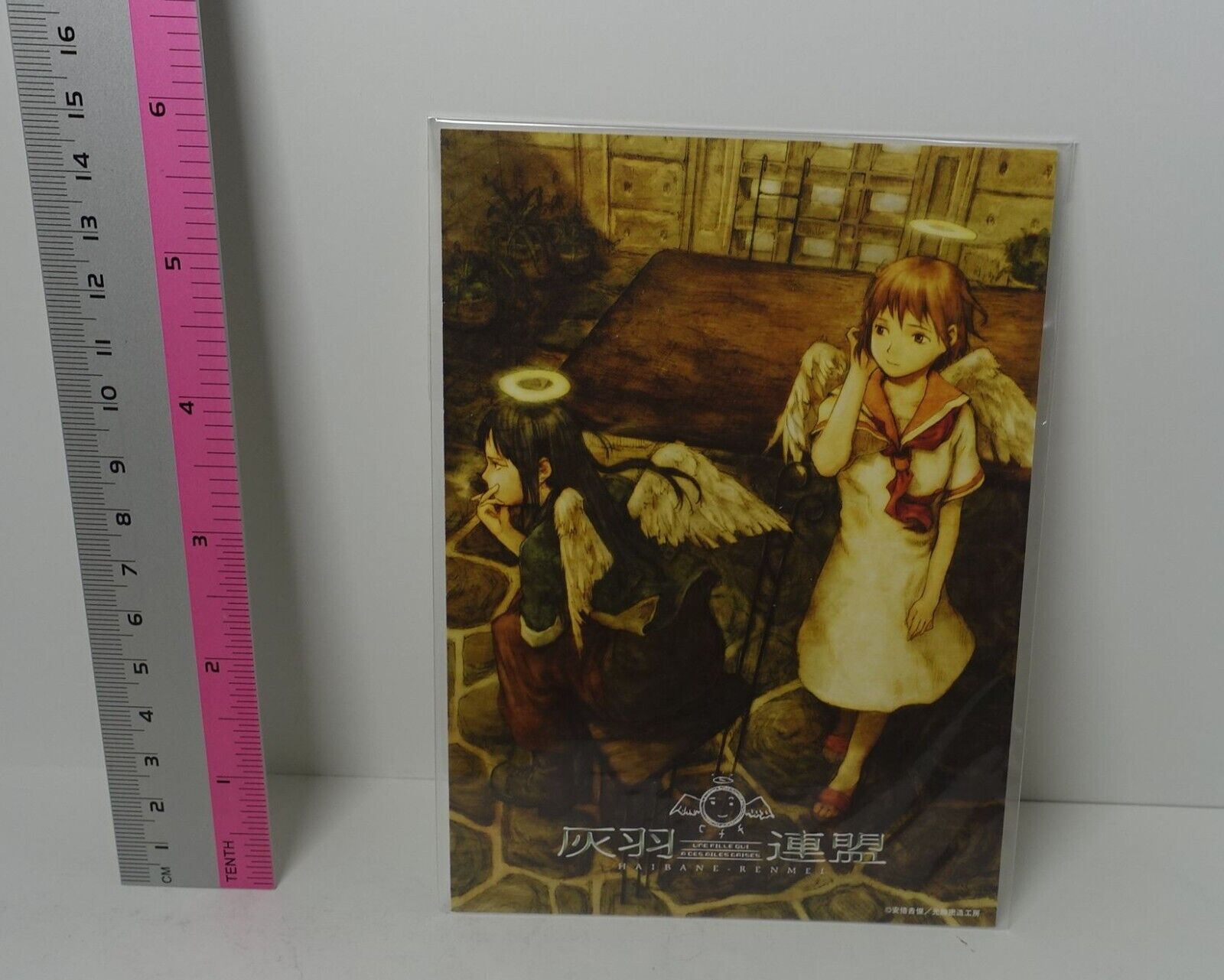 Haibane Renmei lain NieA_7 PVC Art Sheet Clear File & Post Card , Seal Sticker 