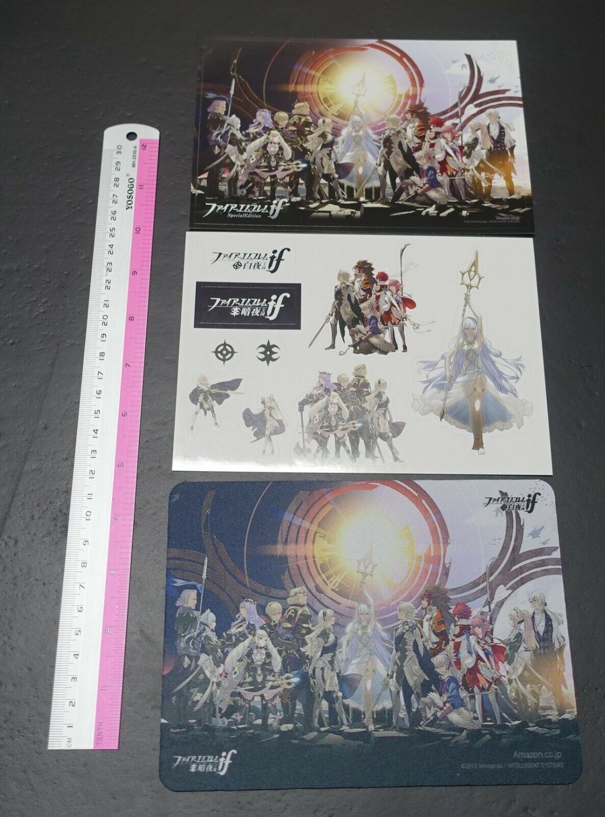 Fire Emblem If Special Mouse Pad & Seal Sticker Fates 