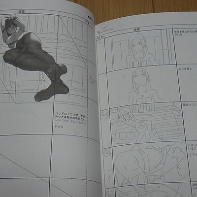 Animation Miru Tights Director's Story Board Art Book Yom Tights 