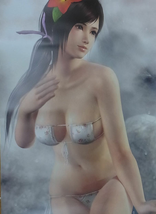 DEAD OR ALIVE 5 Last Round B2 SIZE Bath Room POSTER Kokoro DOA5 