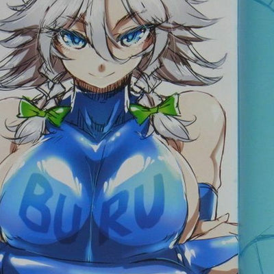 BURUMAN Touhou Sakuya Color Fan Art Doujinshi RED BURU 5 C94 