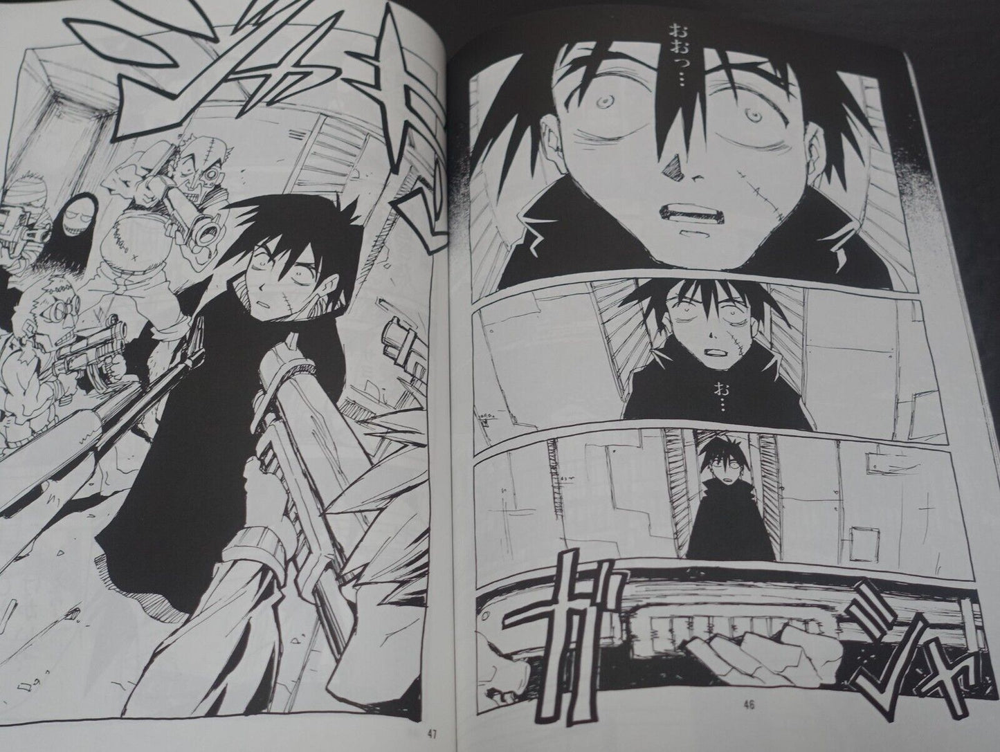 Hiroyuki Imaishi INKBOTTLE Original Gun Action Comic Book 3 Set 